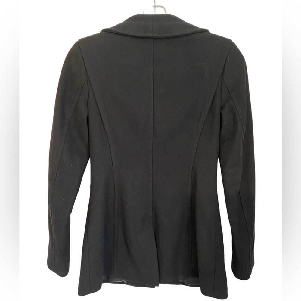 Babaton Wool  Blend Black Quincy Modern TrenchCoat Ladies XSM - Picture 2 of 16